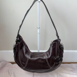 Michael Kors Dark Brown Hobo Bag